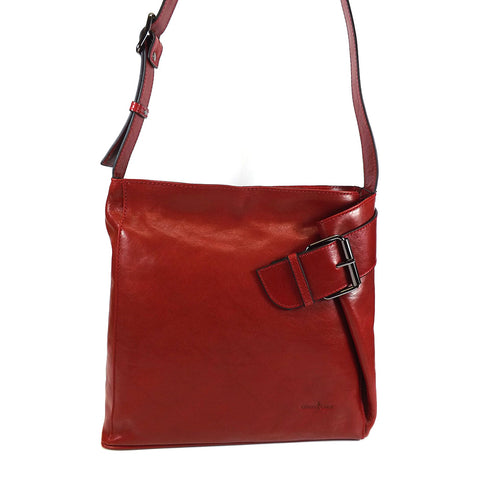 Gianni Conti Long Handle Shoulder Bag - Style: 9403444 Red