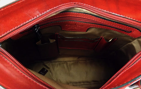 Gianni Conti Long Handle Shoulder Bag - Style: 9403444 - Red