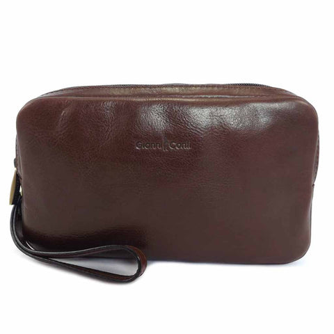 Gianni Conti Leather Wash Bag - Style: 9405158