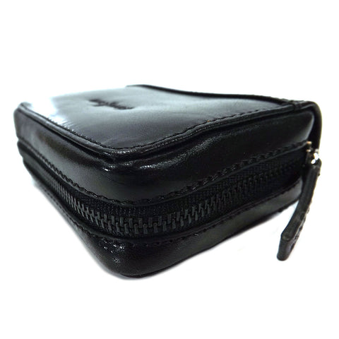 Gianni Conti Leather RFID Credit Card Holder - Style: 9407052 - Black