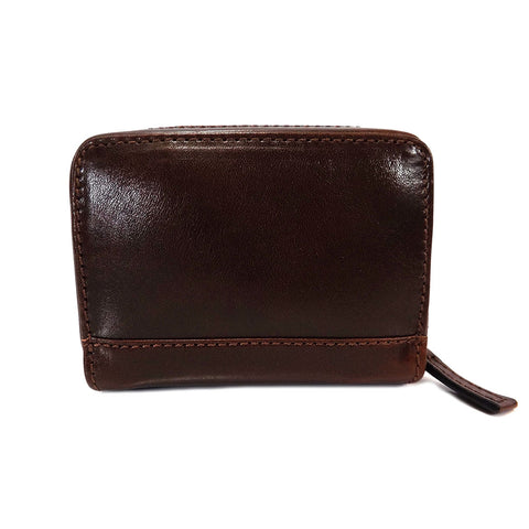 Gianni Conti Leather RFID Credit Card Holder - Style: 9407052 - Brown