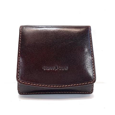 Gianni Conti Leather Tray Purse Wallet - Style: 9407084 - Brown