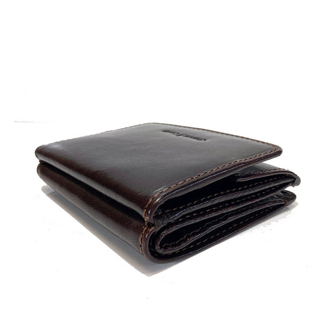 Gianni Conti Leather Tray Purse Wallet - Style: 9407084 - Brown