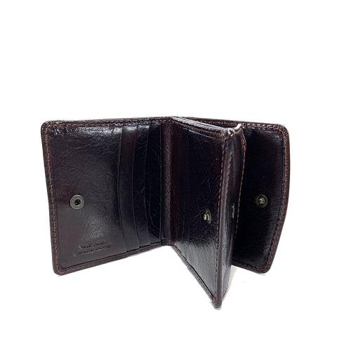 Gianni Conti Leather Tray Purse Wallet - Style: 9407084 - Brown