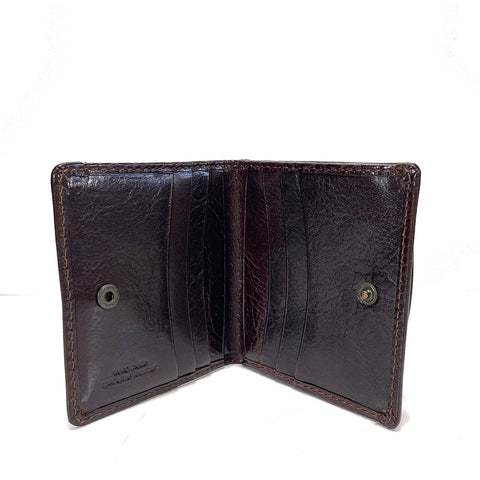 Gianni Conti Leather Tray Purse Wallet - Style: 9407084 - Brown