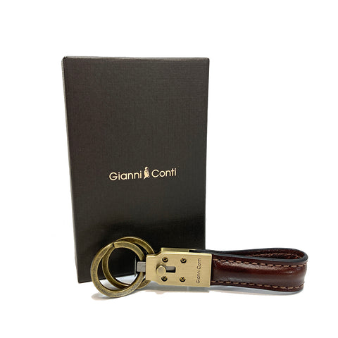 Gianni Conti Leather Key Fob - Style: 9409175