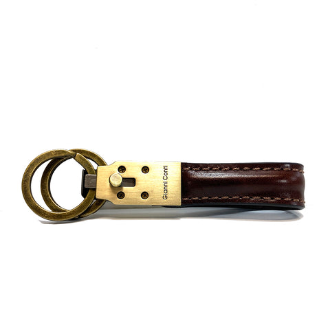 Gianni Conti Leather Key Fob - Style: 9409175