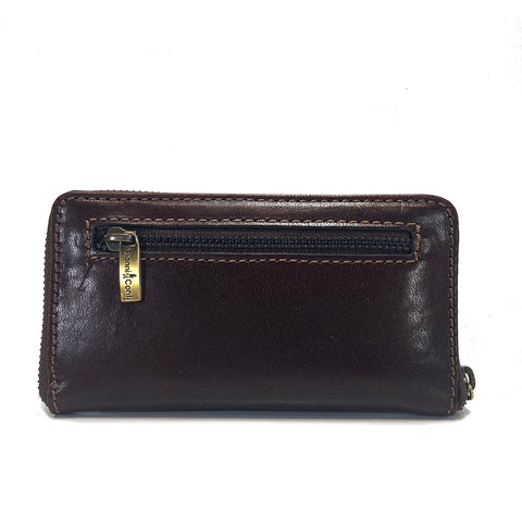 Gianni Conti Leather Key Case - Brown - Style: 9409725
