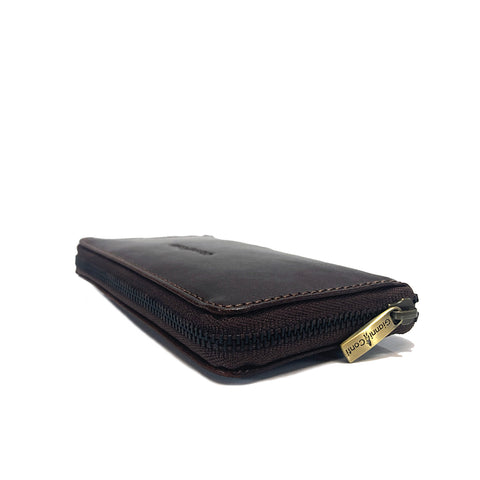 Gianni Conti Leather Key Case - Brown - Style: 9409725