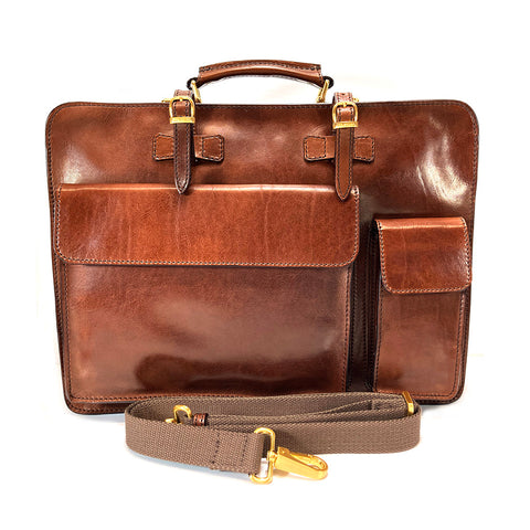 The Bridge Twin Gusset Briefcase - Style: 06436901