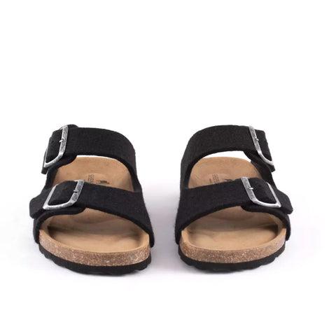 Shepherd Wool Sandal - Style: Cassandra - Black 51-9819