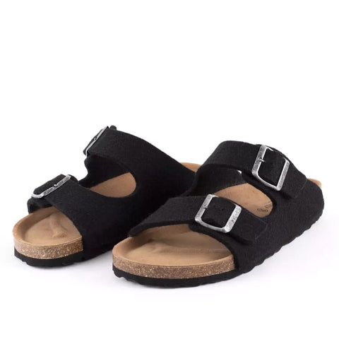 Shepherd Wool Sandal - Style: Cassandra - Black 51-9819