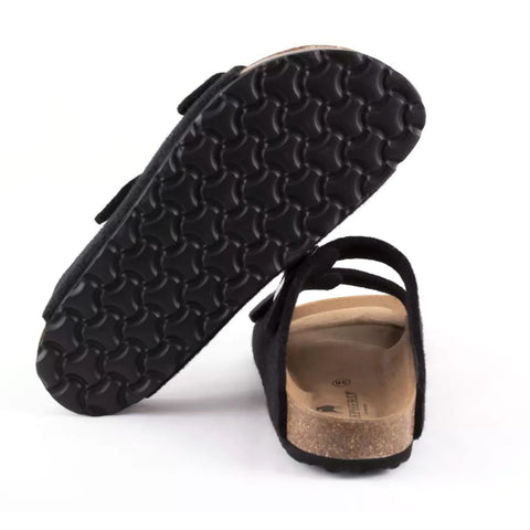 Shepherd Wool Sandal - Style: Cassandra - Black 51-9819