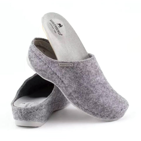 Shepherd Wool Mule Slipper - Style: Gitte  37-5052 - Grey