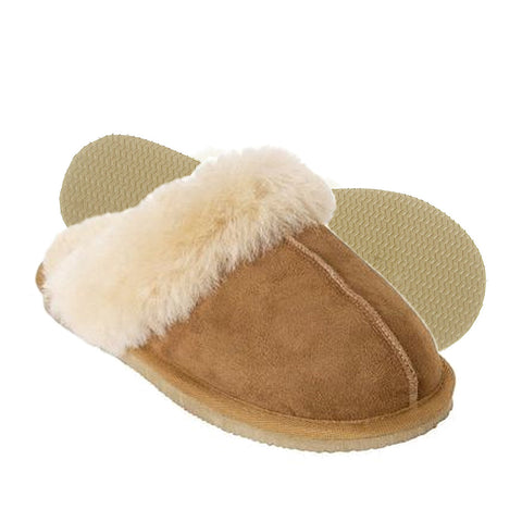 Shepherd - Sheepskin Ladies Mule Slipper - Style: Jessica 468 - Chestnut