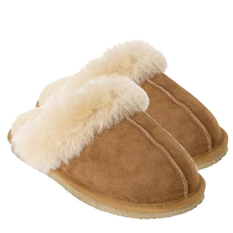 Shepherd - Sheepskin Ladies Mule Slipper - Style: Jessica 468 - Chestnut