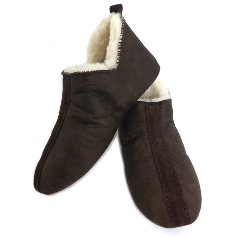 Shepherd Sheepskin Bootee Slipper - Style: Lina 6202 - Oiled Antique