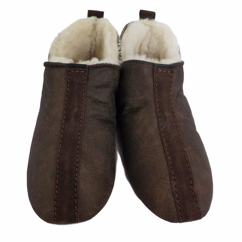 Shepherd Sheepskin Bootee Slipper - Style: Henrik 6201 - Oiled Antique