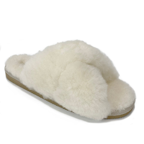 Sheepskin Mule Slipper - Style: Lovisa - Creme