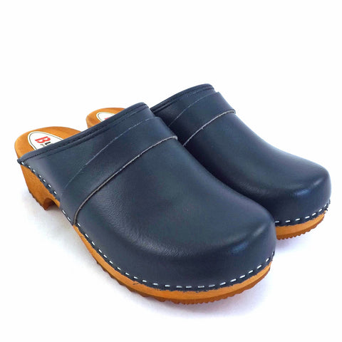 Buxa Traditional Wooden Clog - Blue