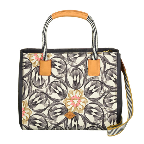 Oilily Grab Handle Multi Way Handbag - Charcoal - OES7126