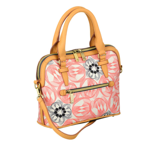 Oilily Grab Handle Multi Way Handbag - Pink Flamingo - OES7185