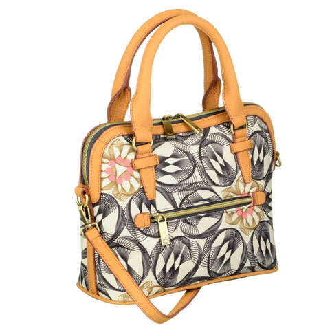 Oilily Grab Handle Multi Way Handbag - Charcoal - OES7185