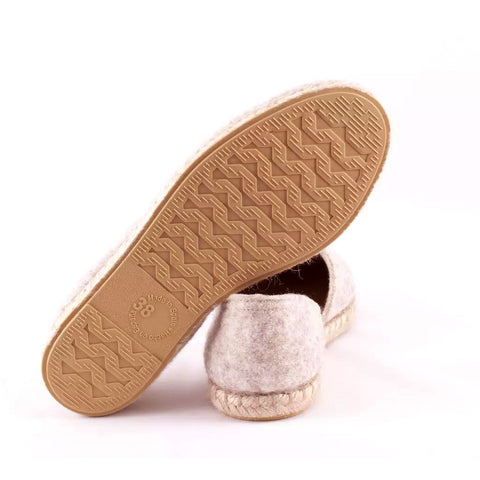 Shepherd Wool Espadrilles - Style: Paula 34-7259 Creme