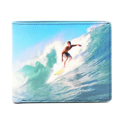 Surfer Wallet - Leather Bi-Fold Wallet - Style: 7941