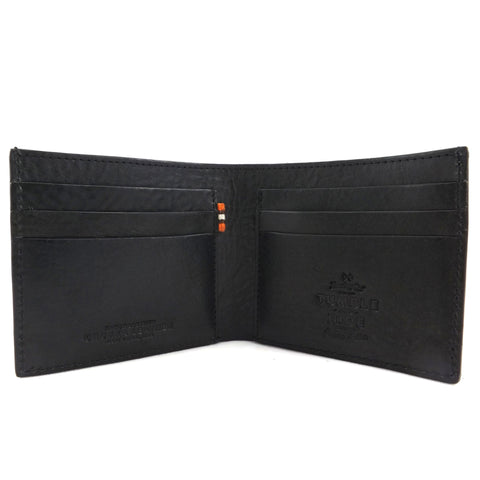 Tumble and Hide Leather Trouser Wallet - Style: TH2109 CHK - Black